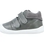 Jonap kožené capáčky KID velcro šedá Velikost: 21