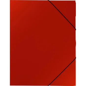 Karton P+P Spisové desky A4 s gumou Classic - červená 371279