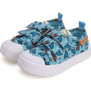Chlapecká obuv DDstep Plátěné tenisky D.D.step C096-51352 Sky Blue Velikost: 27