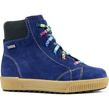 Chlapecká zimní obuv Zimní kožená obuv s membránou Richter 4362-8111-6821 modrá Velikost: 27