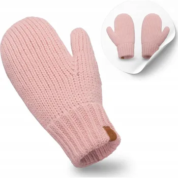 Rukavice Dámské zimní rukavice růžové PaMaMi Univerzální palčáky podzimní