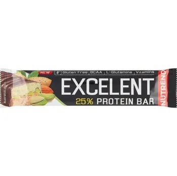Protein NUTREND Excelent 25% Proteinová Tyčinka 85g PROTEINOVÁ TYČINKA BCAA