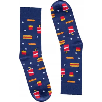 Veselé barevné ponožky, FAST FOOD velikost 42-46
