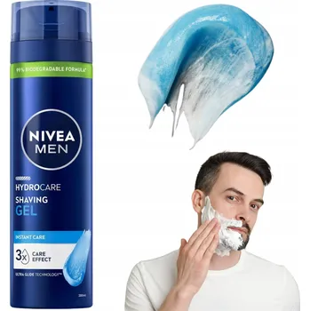 Nivea Men Hydrocare Gel na holení s aloe vera 200 ml -
