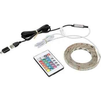 Autochladnička Samolepicí RGB LED pásek, USB - 200 cm