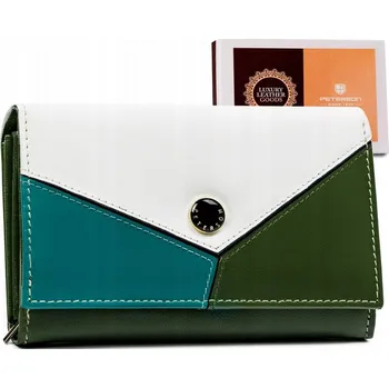 Peněženka Peterson peněženka z pravé kůže, vícebarevná - dámská