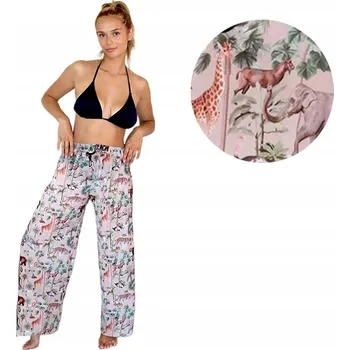 Dámské kalhoty Tenké splývavé kalhoty volného Střih na pláž, k plavkám, do horkého počasí S/M