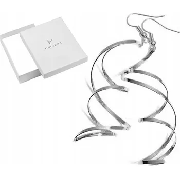 Náušnice Náušnice Colibra P9953 závěsné spirálky 9 cm