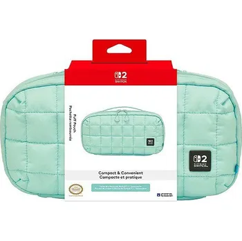 Herní příslušenství Hori Puff Pouch - Cozy Green - Nintendo Switch 2