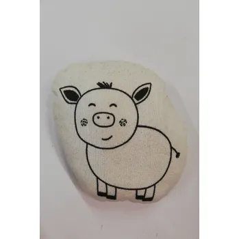 Polštář Vybarvovací polštářek - prasátko - 10,5x13 cm