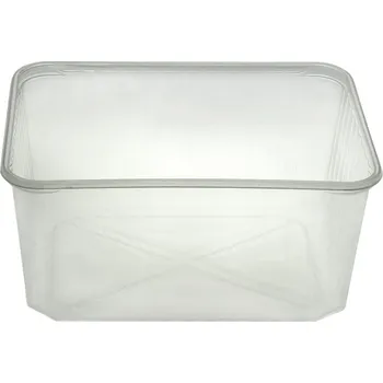 Jednorázové nádobí Plastová vanička PP - 1500 ml / 300 ks / transparentní 138928