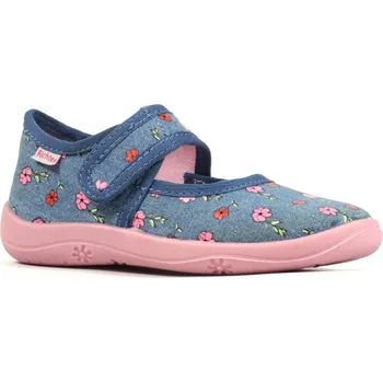 Dívčí baleríny Balerínky Richter 9150-1295-6831 modrá Velikost: 32