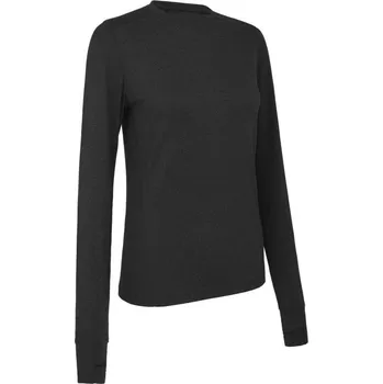 Callaway Crew Neck Base Layer, Ebony Heather, dámské golfové termo triko L