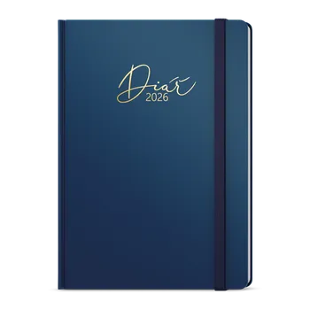 Diář Baloušek Tisk Diář LUXI - A5 / týdenní / modrá 578714