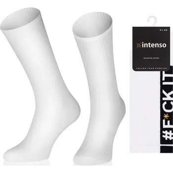 Pánské ponožky Ponožky Intenso SH182334C bílé, velikost 41-43