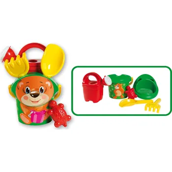 Hračka na písek Písková sada Medvídek Androni s konvičkou - malá