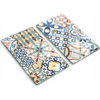 Obraz Krájecí deska Wallfluent sklo 2 ks