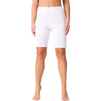 Podprsenka Viskózové polohalence s nohavičkami, polohalenka kraťasy BLV50-268 Bílá XXL