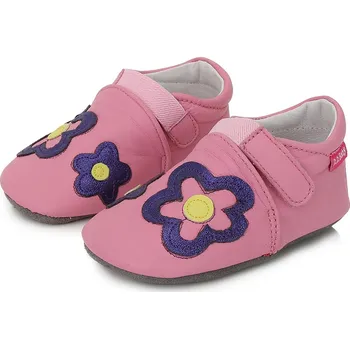 Kojenecké oblečení DDstep Kožené capáčky D.D.step K1596-385 Dark Pink Velikost: M