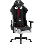 Látková herní židle Diablo X-Player 2.0 Normal Size: bílo-černá 160064113