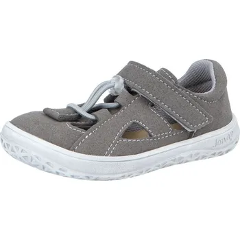 Dívčí sandály Jonap barefoot sandálky B9 SLIM MF šedá Velikost: 25