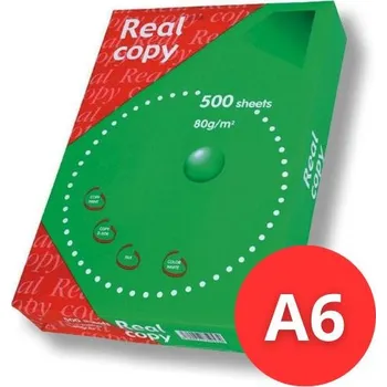 Papír pro tiskárny Xerografický papír Real Copy A6 - 80g / 500 listů 420115