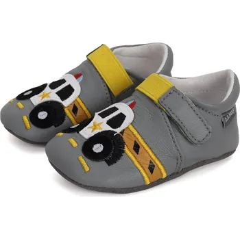 Capáčky DDstep Kožené capáčky D.D.step K1596-41928 Grey Velikost: L