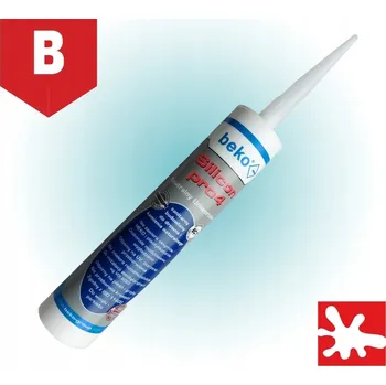 stavební silikon Silikon Beko na kámen bílý 310 ml, odolný proti plísním a vodě