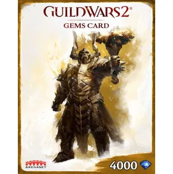 Počítačová hra Guild Wars 2 4000 Gem Card PC - digitální verze - Hraj již za pár minut