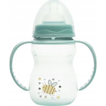 Láhev Láhev lahev na pití s držadlem a dudlíkem 250 ml Lorelli zelená