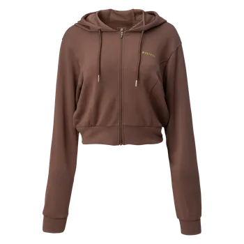Dámská mikina Dámská Mikina FITANU TISIA W M000284382 – Hnědá L
