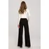 Dámské kalhoty Elegantní široké kalhoty Style S311 černé, L
