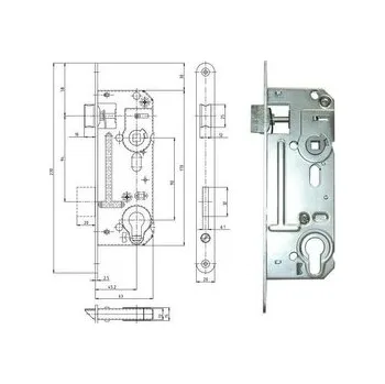 Zámek zadlabací F 02-06 PL 60/90 HOBES