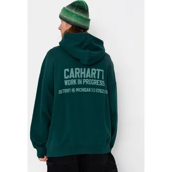 Pánská mikina Carhartt WIP Distance HD (dark fir/stone dyed) M, zelená