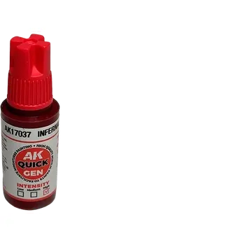 AK Interactive Infernal Red QG AK17037 - 18 ml