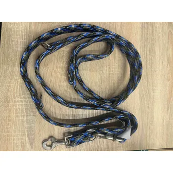 Vodítko pro psa Vodítko přepínací duté lano 240cm Barva: modro/šedá