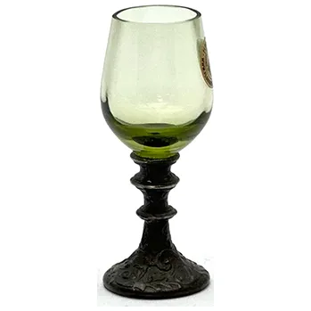 Sklenice Sklenice na likér zdobená cínem | 89013