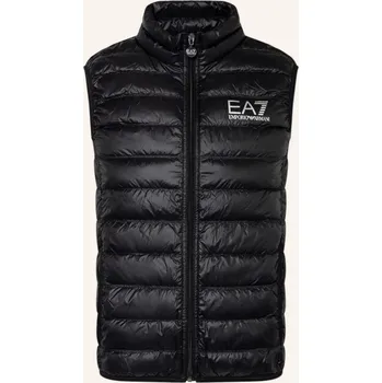 Pánská bunda ea7 Emporio Armani Pánská Lehká Péřová Vesta, černá, 54