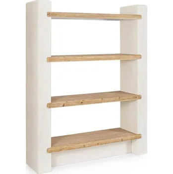 Knihovna BIZZOTTO Knihovna ALBIN bílá 180x140 cm 0747216