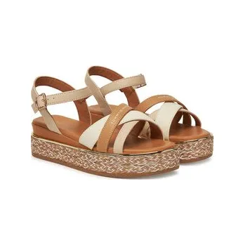 Dámská obuv Espadrilky Tommy Hilfiger T3A2-33790-0371 S Béžová 38