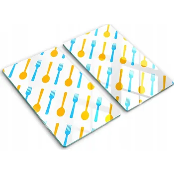 Obraz Krájecí deska Wallfluent sklo 2 ks