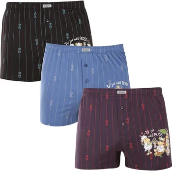 Trenýrky 3PACK pánské trenky Andrie vícebarevné (PS 5851) L Možnost vrácení zboží ZDARMA do 120 dnů!