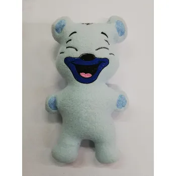 plyšák Plyšový medvídek světle modrý - vysmátý - 25cm