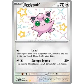 Karetní hra Jigglypuff 198/091 - Paldean Fates