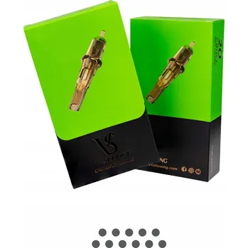 Tetovací jehla KARTUŠE V-SELECT 11MG, 0,30 mm - KRABIČKA 20 ks -