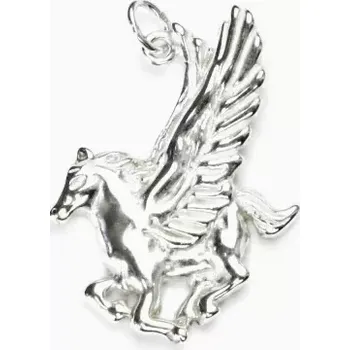 Přívěsek Zlatý přívěsek kůň, bílé i žluté zlato , Pegas - P 352 (Zlatý kůň s křídly)