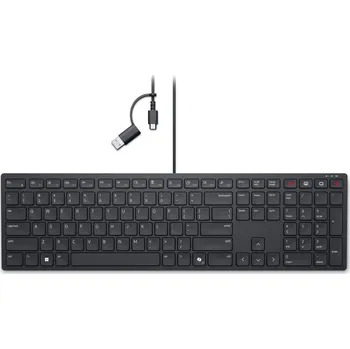 Počítač DELL KB525C/ Česká/ Slovenská/ klávesnice/ USB/ černá 580-BBTB