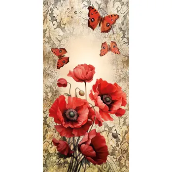 Ručník Ručník 50 x 100 cm - Krása vlčích máků