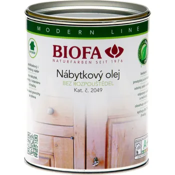 Olej na dřevo Biofa Nábytkový olej 2049 Balení: 150ml