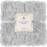 Oboustranná vlněná deka 160x200cm - světle šedá